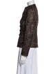 Carmen Marc Valvo Printed Evening Jacket