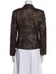 Carmen Marc Valvo Printed Evening Jacket