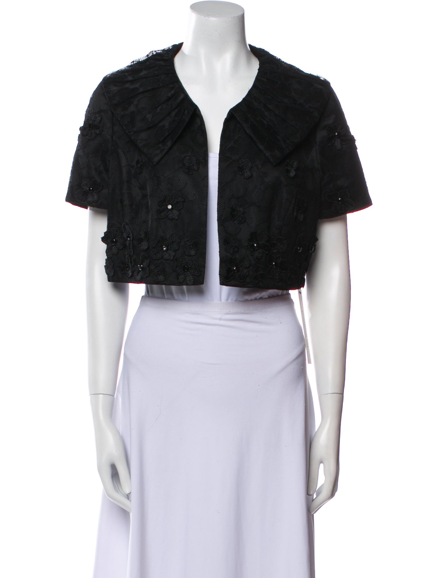 Carmen Marc Valvo Nylon Bolero