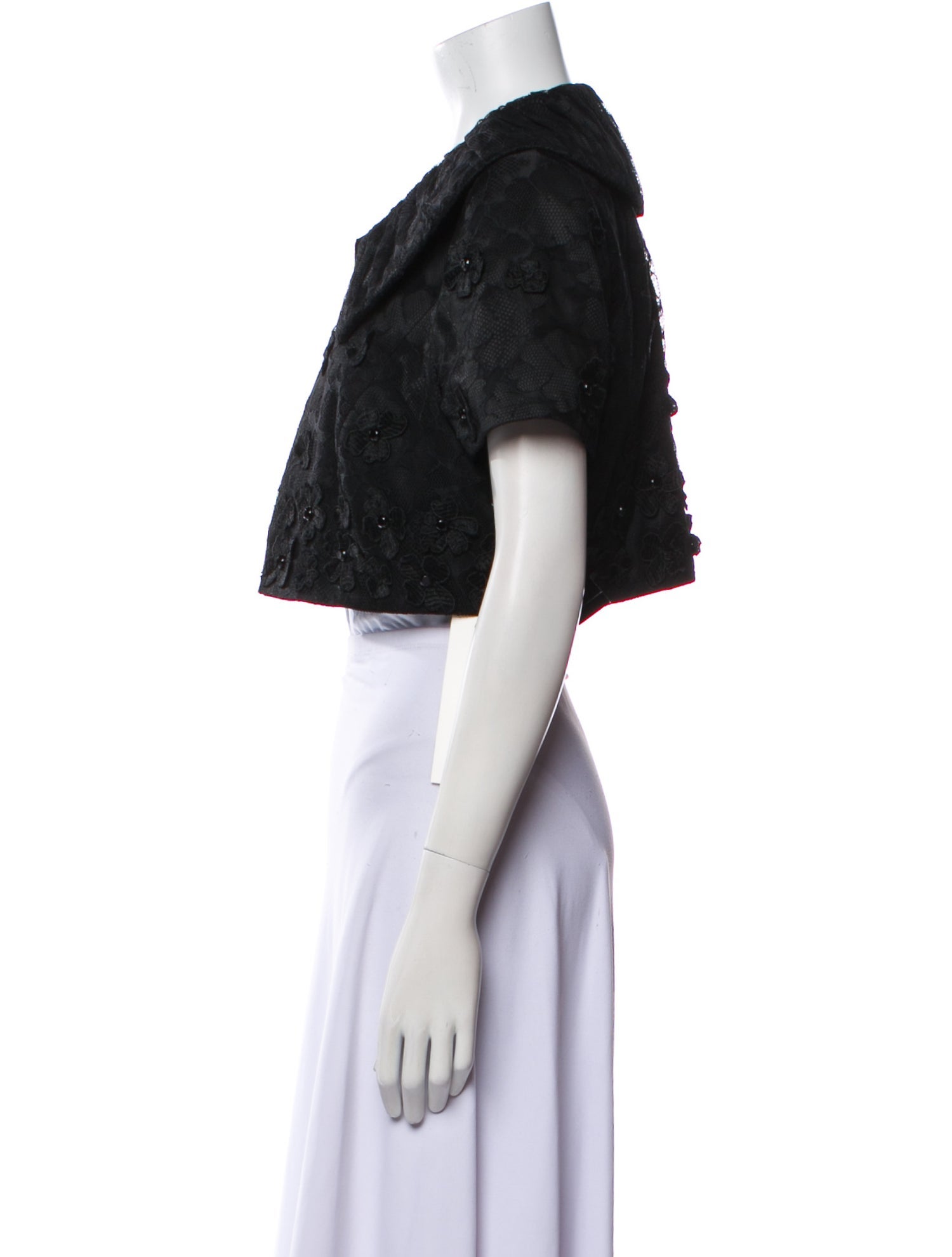 Carmen Marc Valvo Nylon Bolero