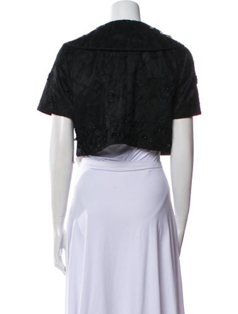 Carmen Marc Valvo Nylon Bolero