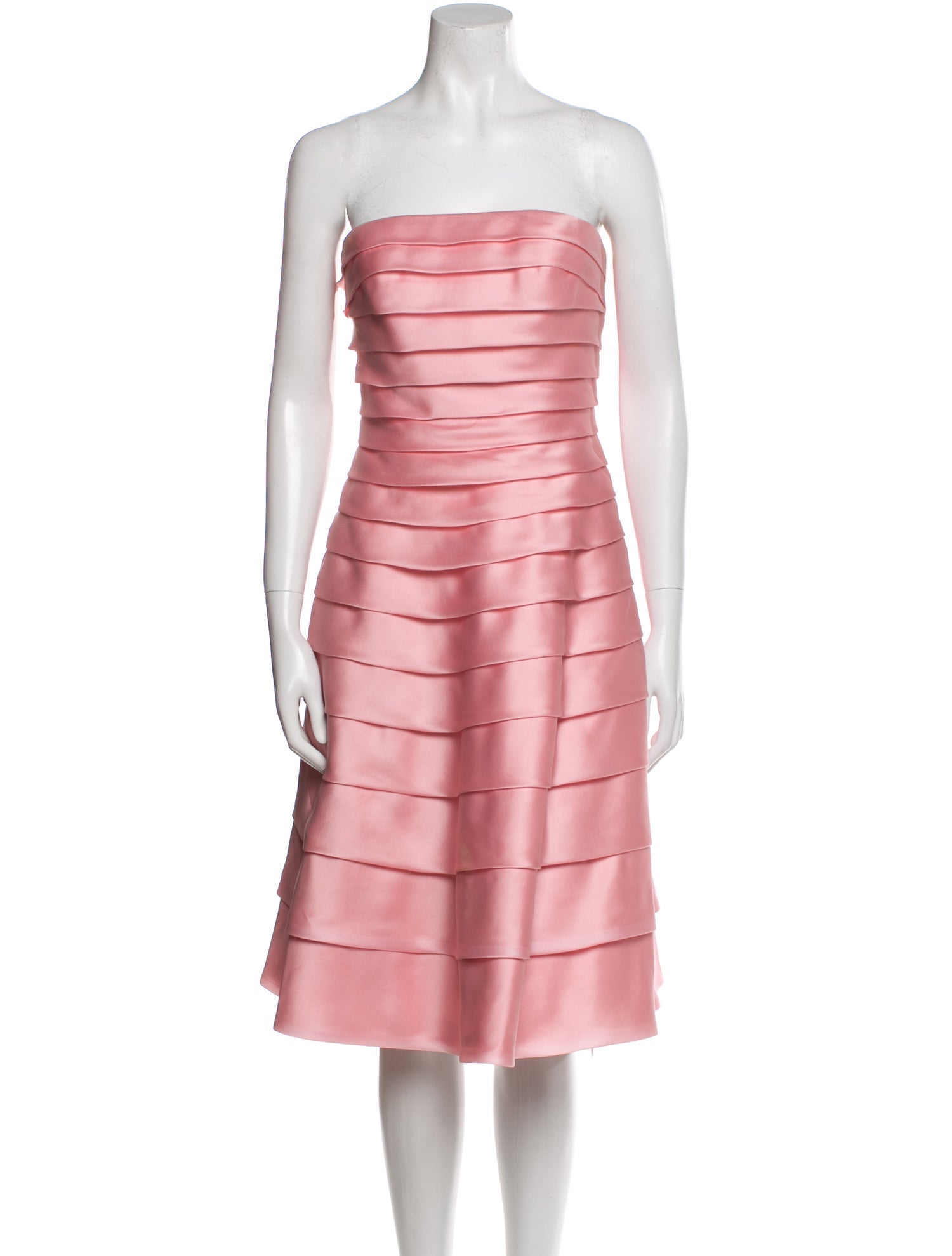 Carmen Marc Valvo Silk Mini Dress