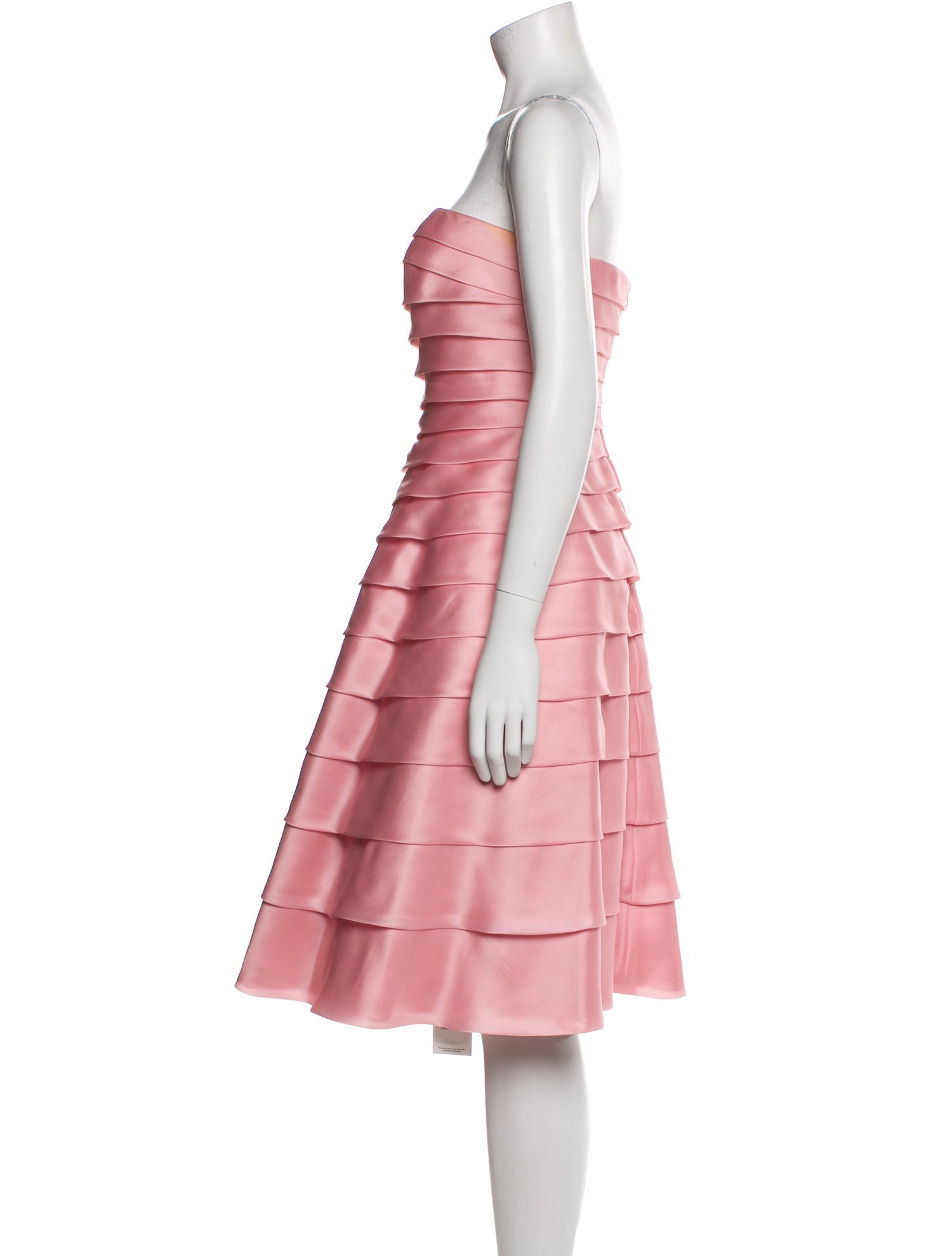 Carmen Marc Valvo Silk Mini Dress