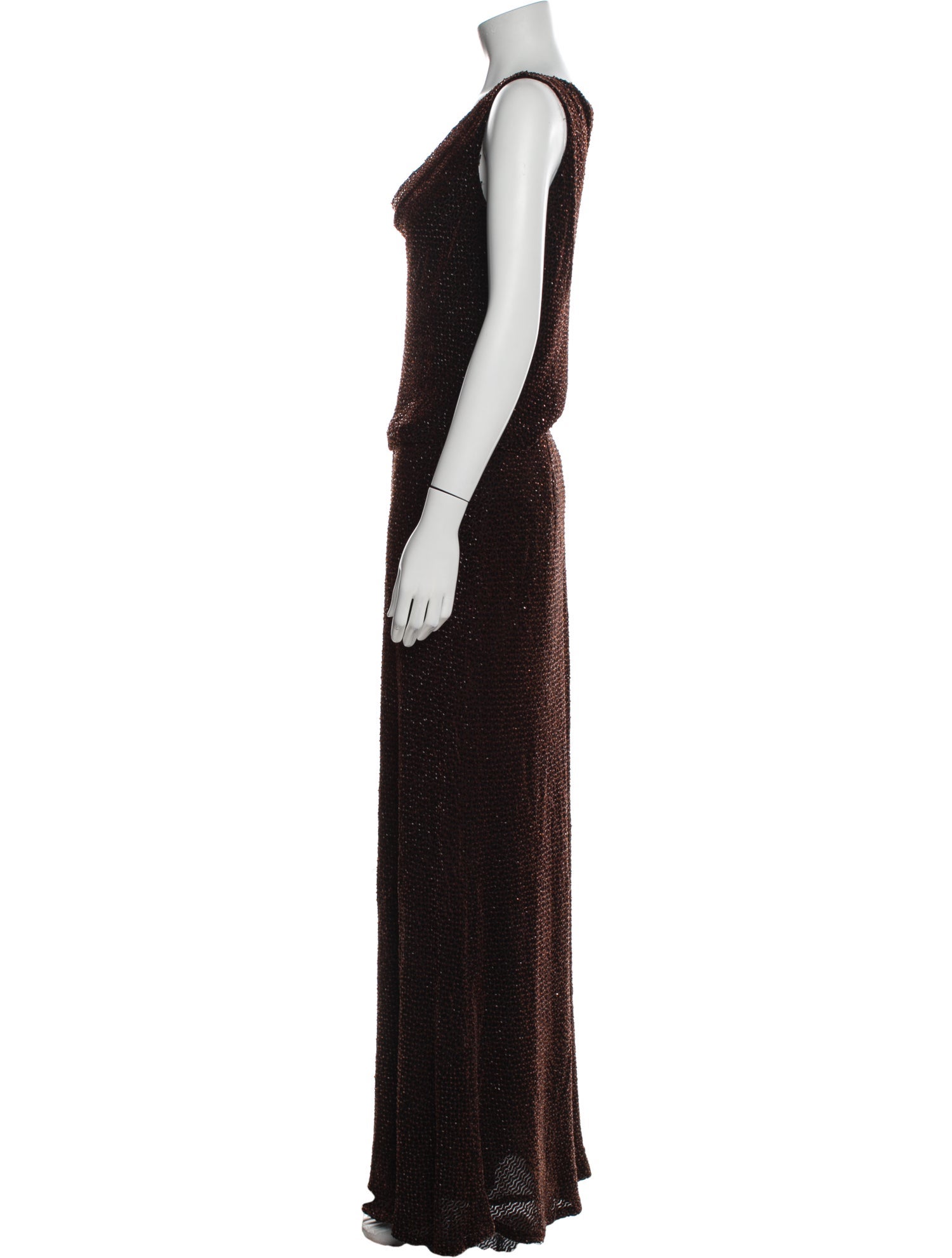 Carmen Marc Valvo Beaded Accents Skirt Set