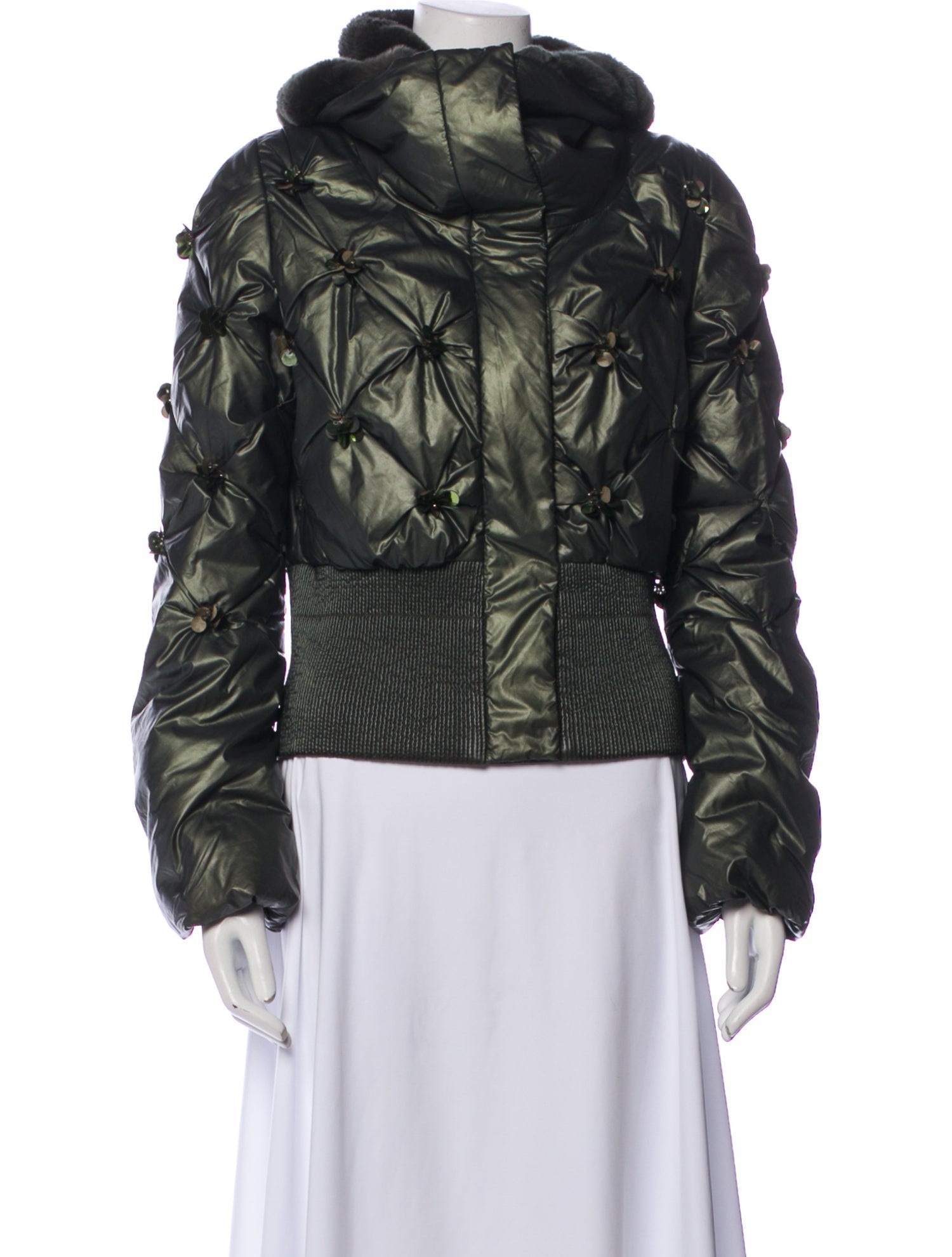 Carmen Marc Valvo Printed Jacket