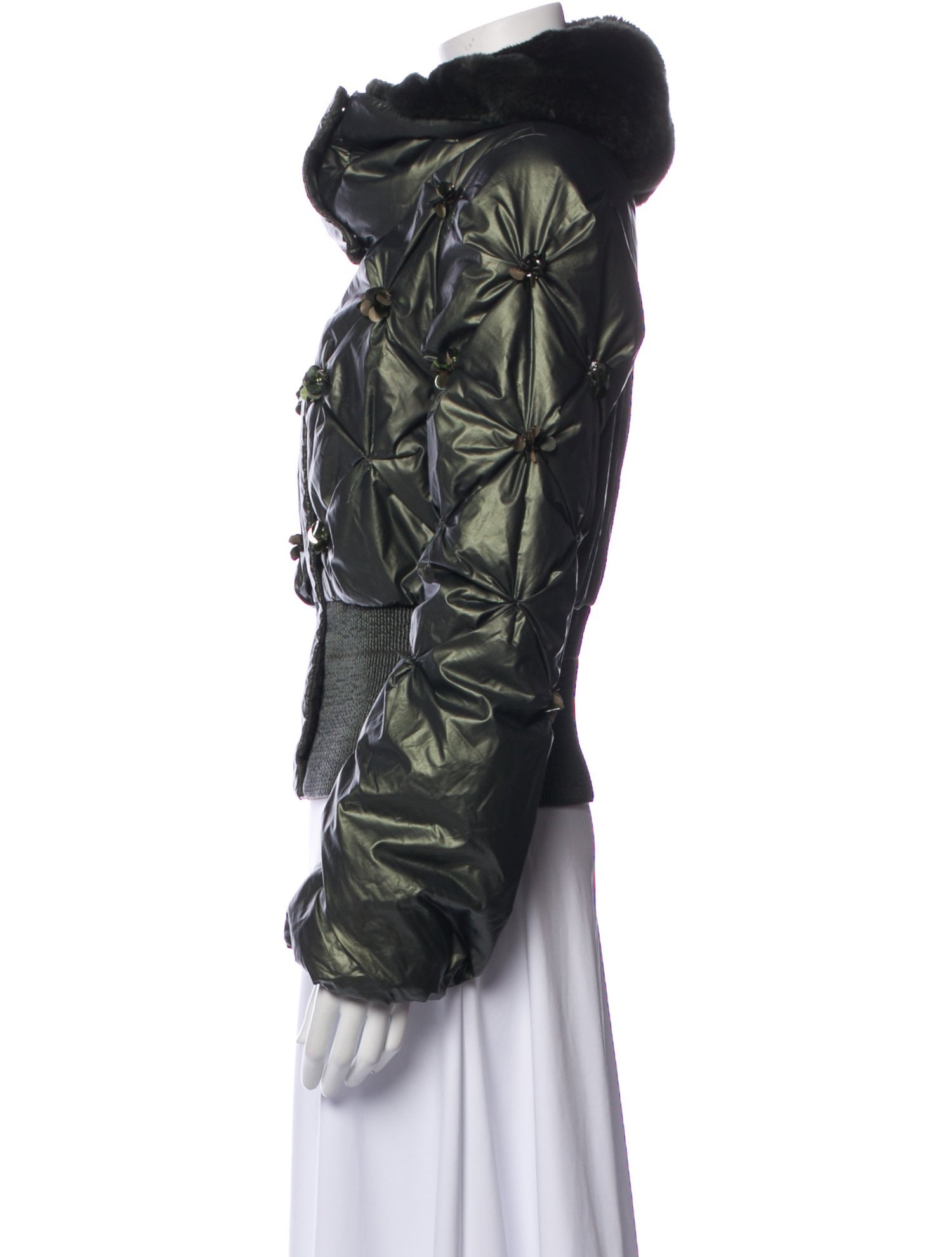 Carmen Marc Valvo Printed Jacket