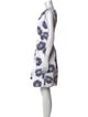 Carmen Marc Valvo Floral Print Knee-Length Dress