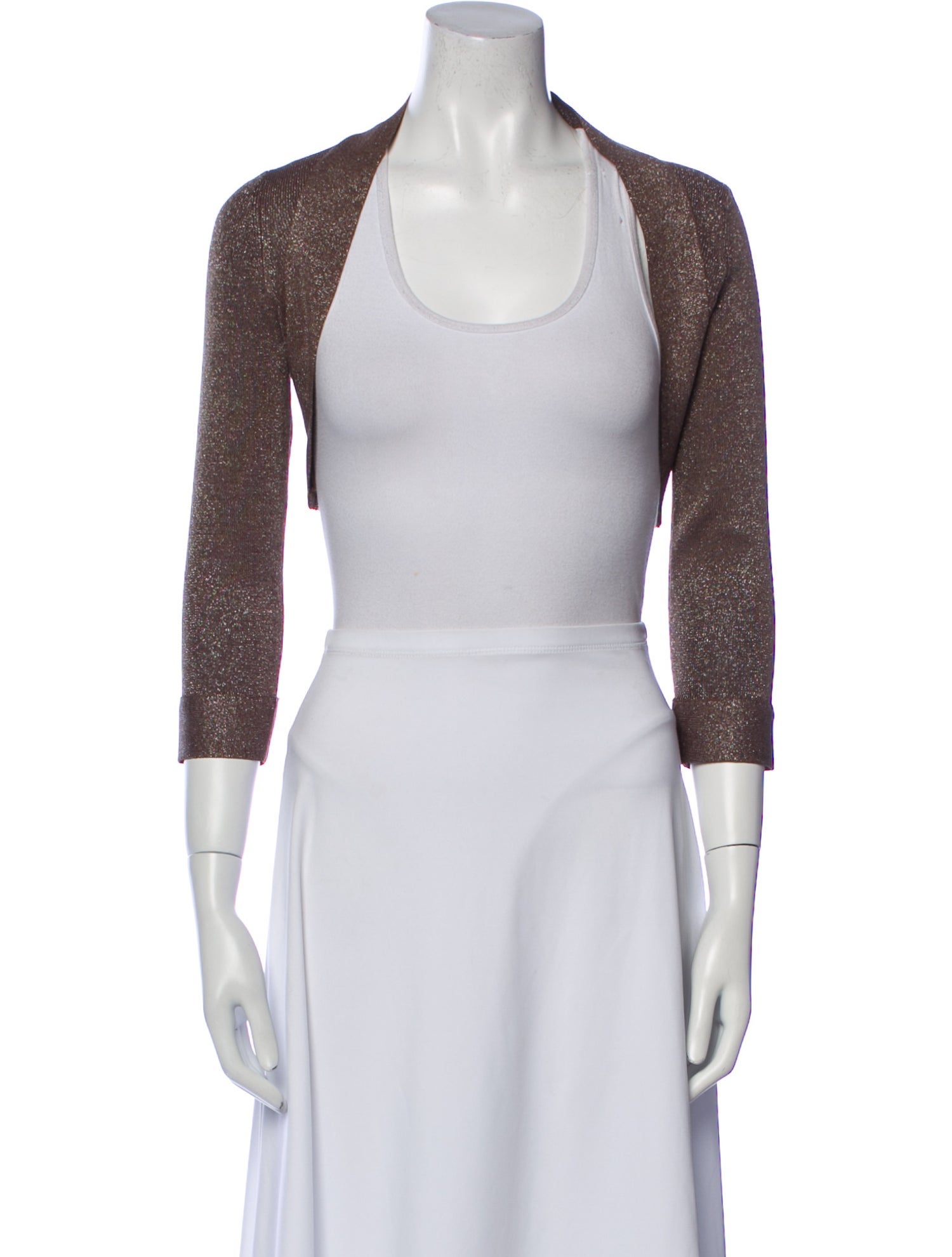 Carmen Marc Valvo Scoop Neck Sweater