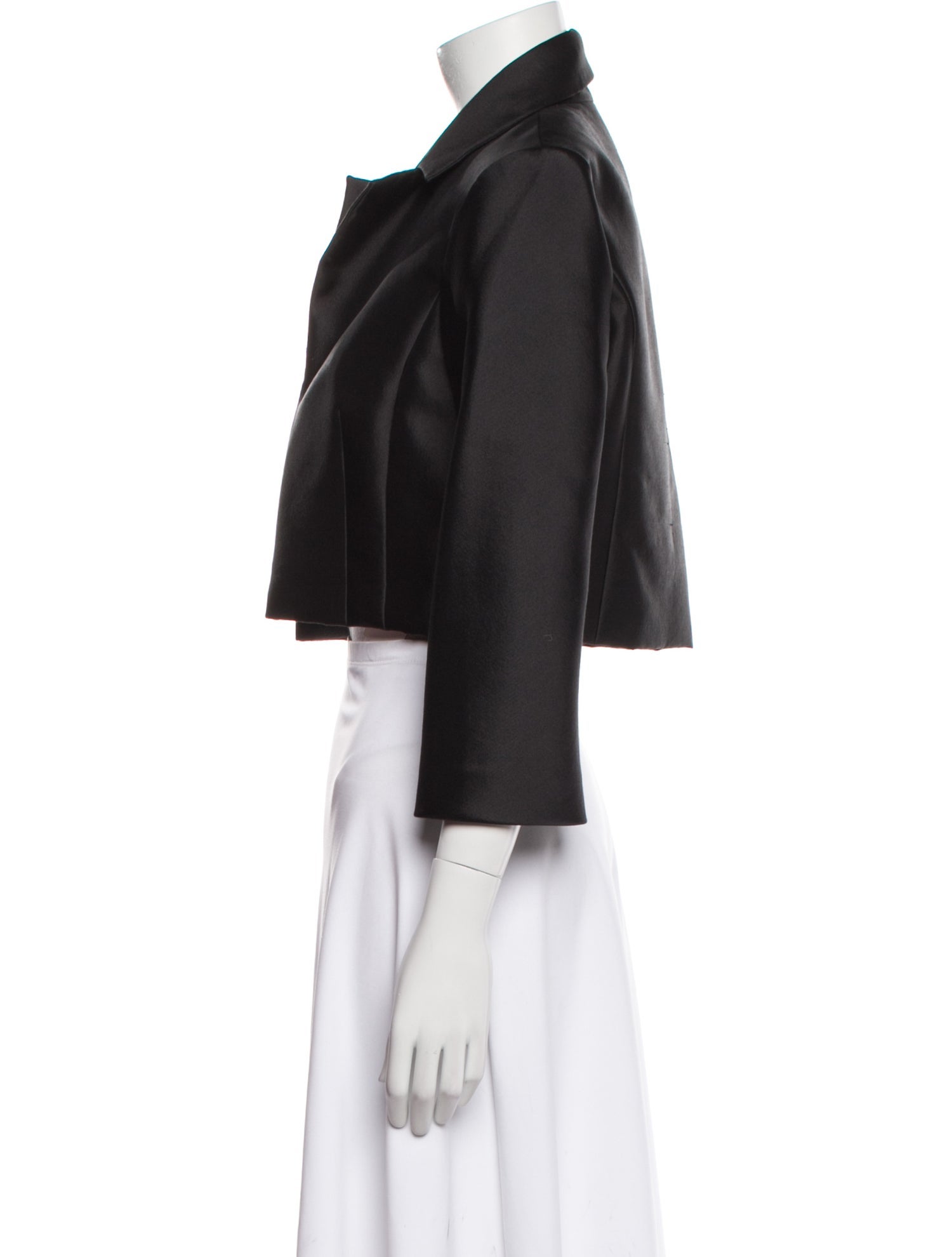 Carmen Marc Valvo Silk Bolero