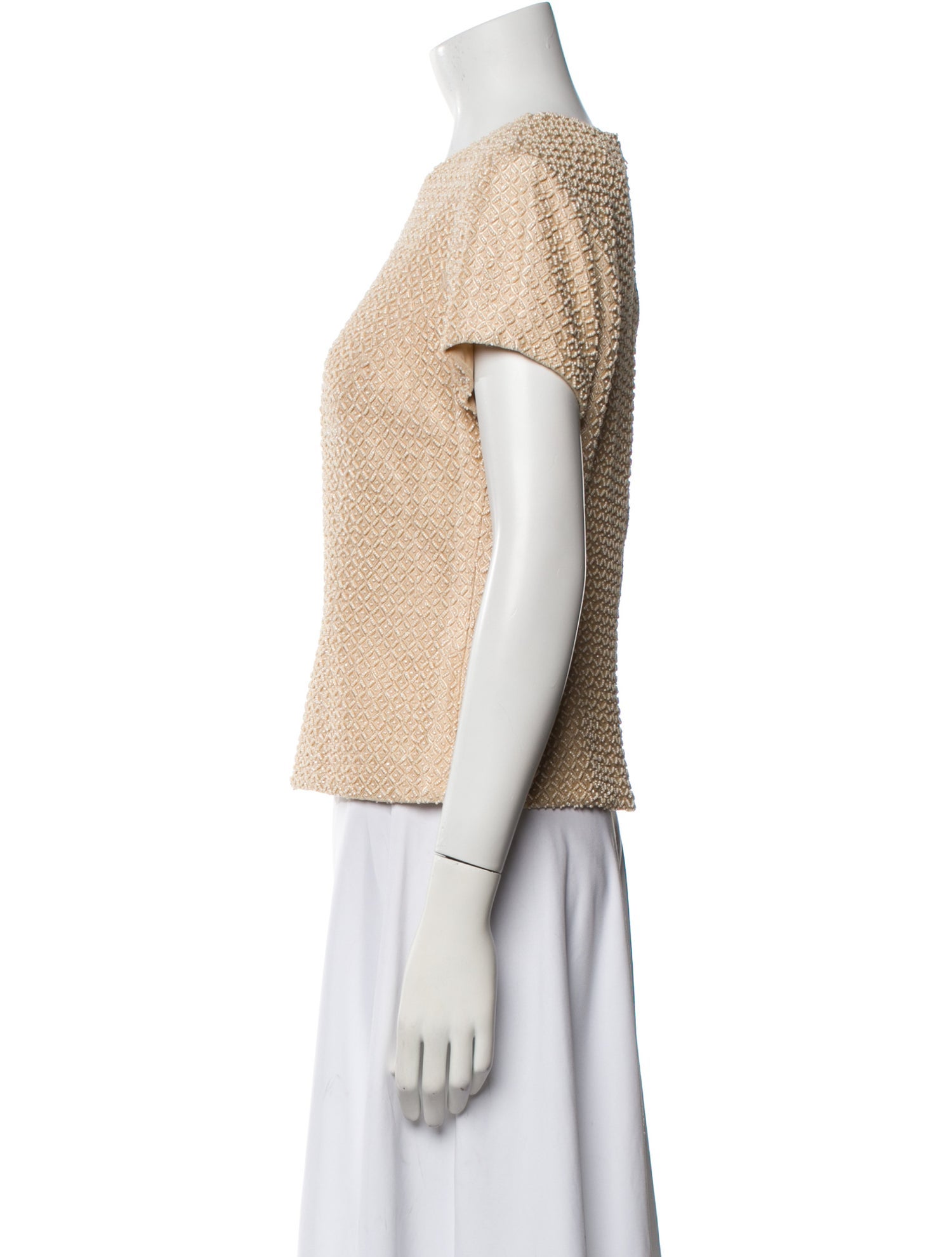 Carmen Marc Valvo Printed Vest