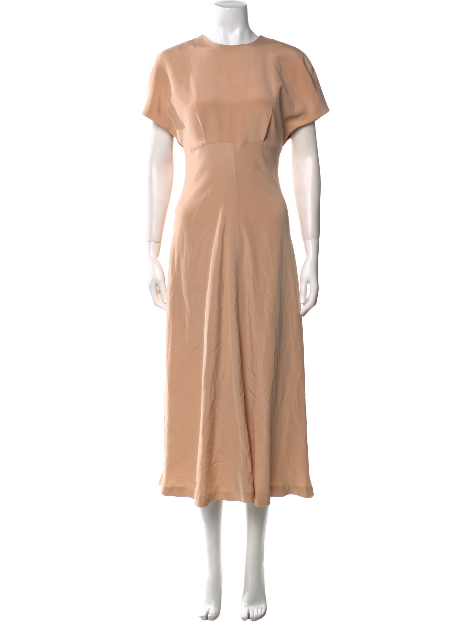 Carmen Marc Valvo Silk Long Dress