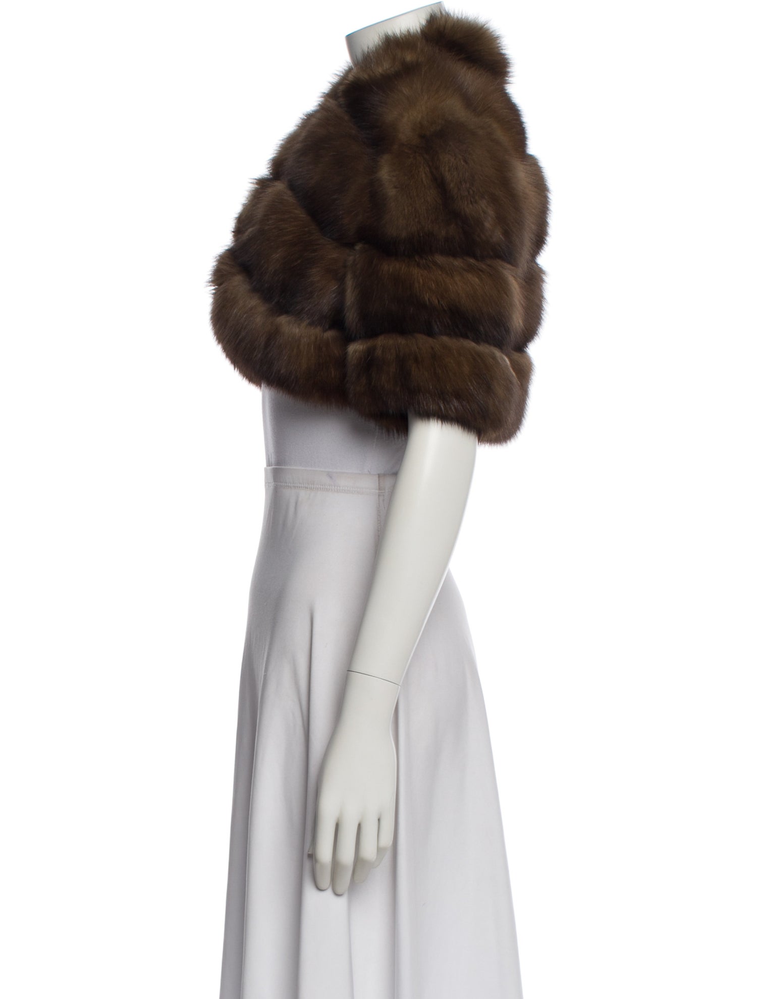 Carmen Marc Valvo Sable Fur Jacket