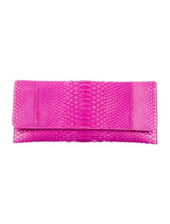 Carlos Falchi Python Clutch