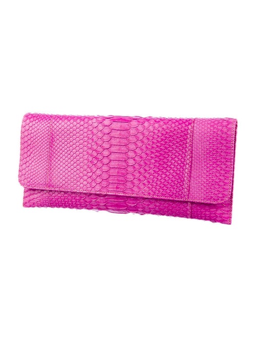 Carlos Falchi Python Clutch