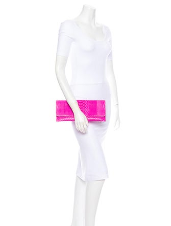 Carlos Falchi Python Clutch