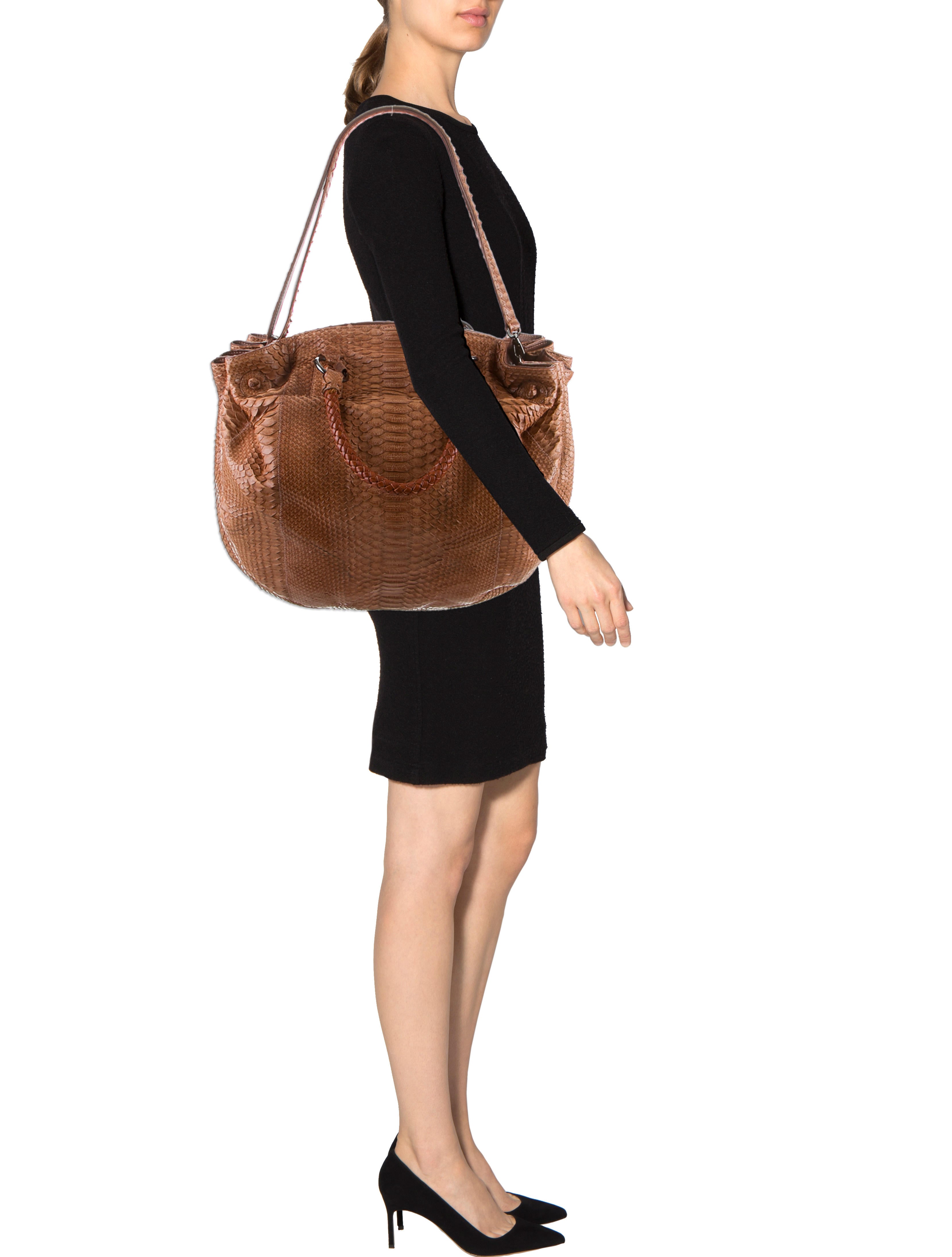 Carlos Falchi Python Satchel