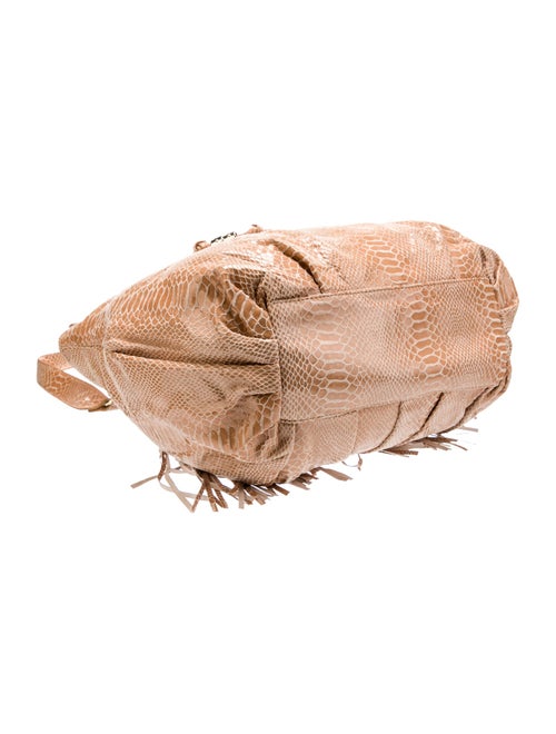 Carlos Falchi Leather Shoulder Bag