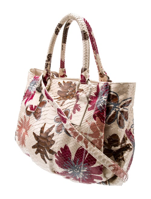 Carlos Falchi Python Top Handle Bag