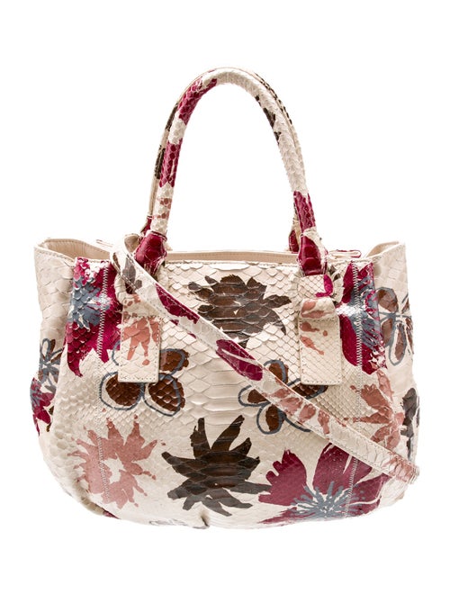 Carlos Falchi Python Top Handle Bag