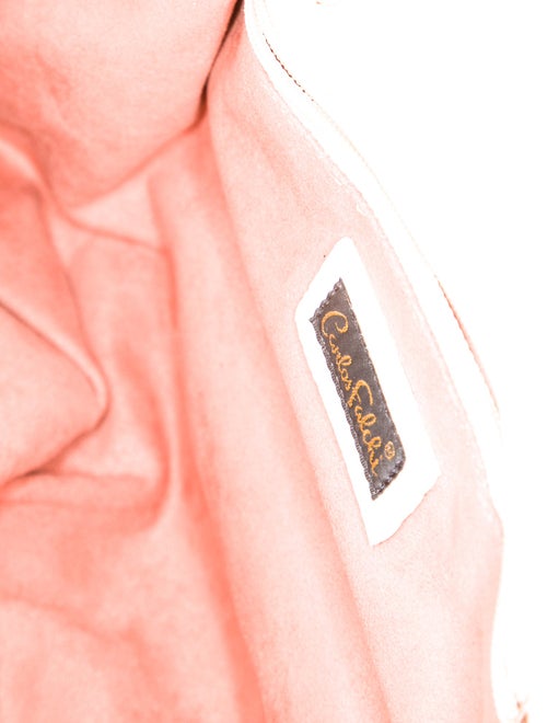 Carlos Falchi Python Top Handle Bag