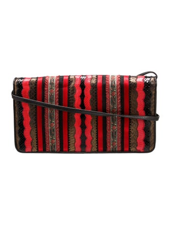 Carlos Falchi Leather Clutch