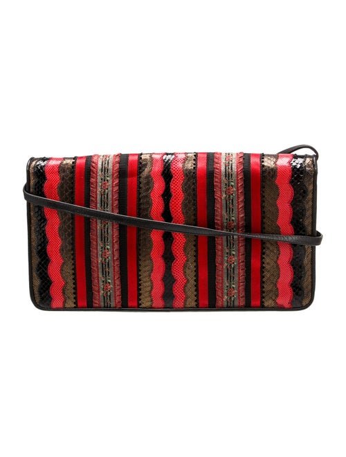 Carlos Falchi Leather Clutch