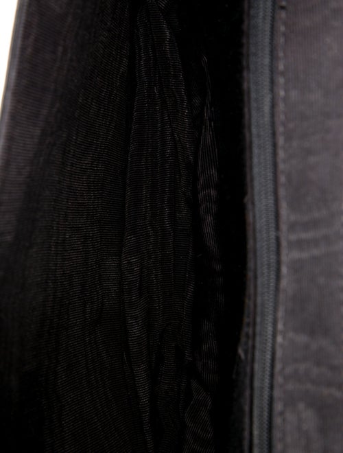 Carlos Falchi Leather Clutch