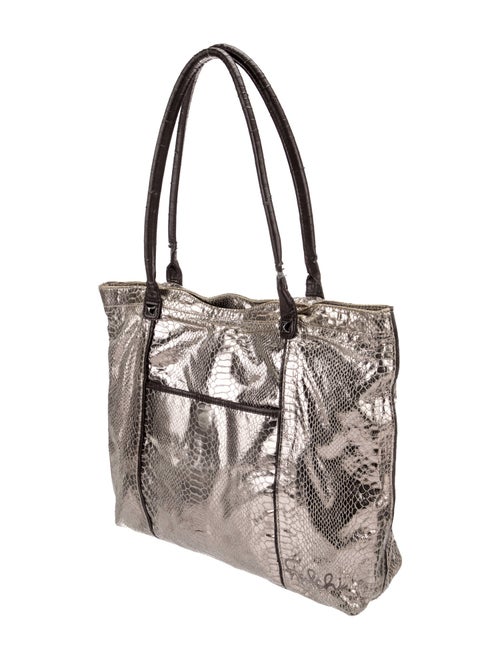 Carlos Falchi Snakeskin Shoulder Bag