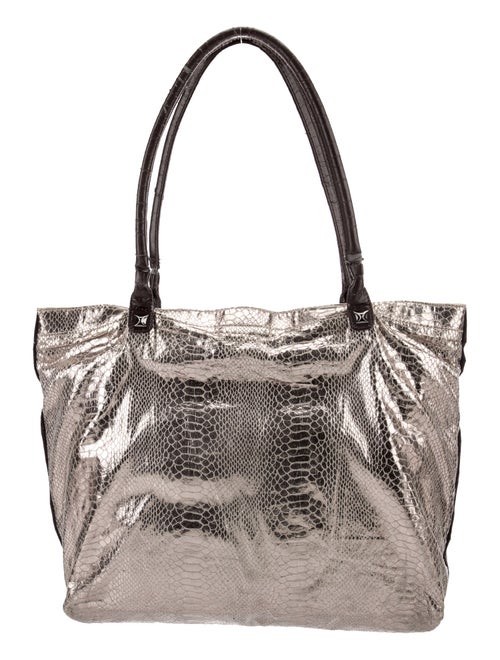 Carlos Falchi Snakeskin Shoulder Bag