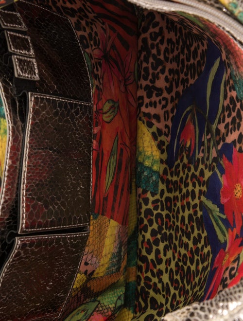 Carlos Falchi Snakeskin Shoulder Bag