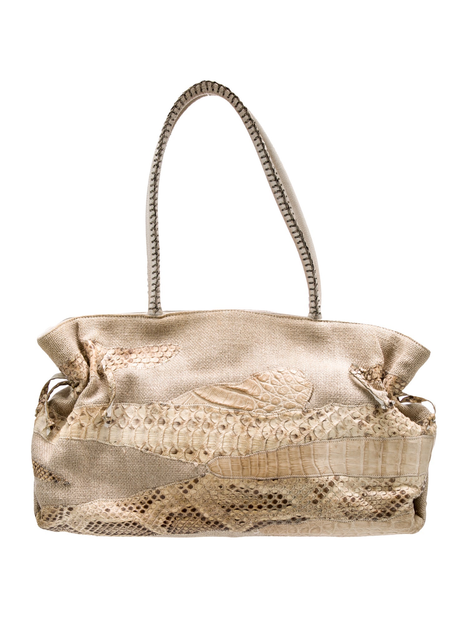 Carlos Falchi Python Shoulder Bag