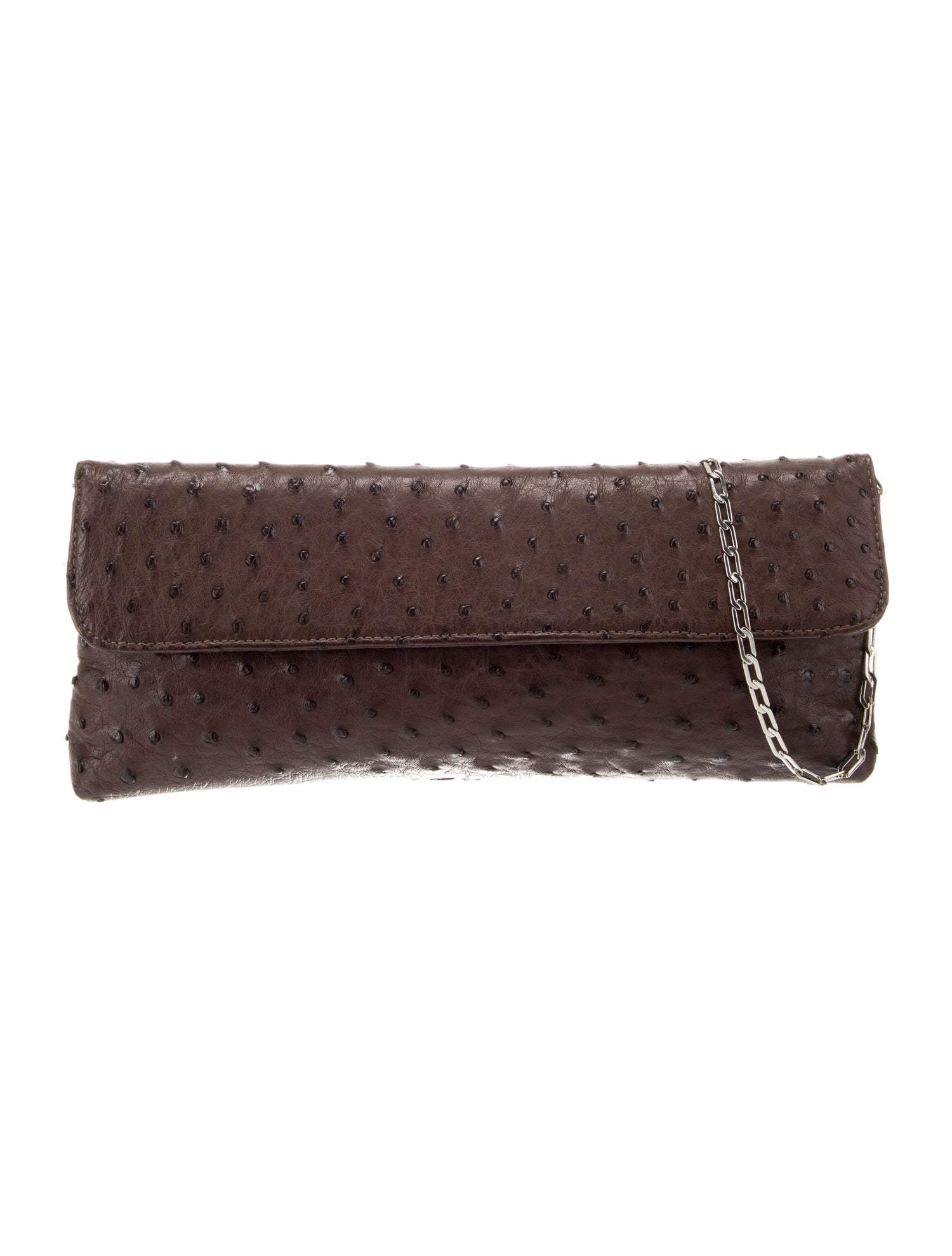 Carlos Falchi Ostrich Clutch