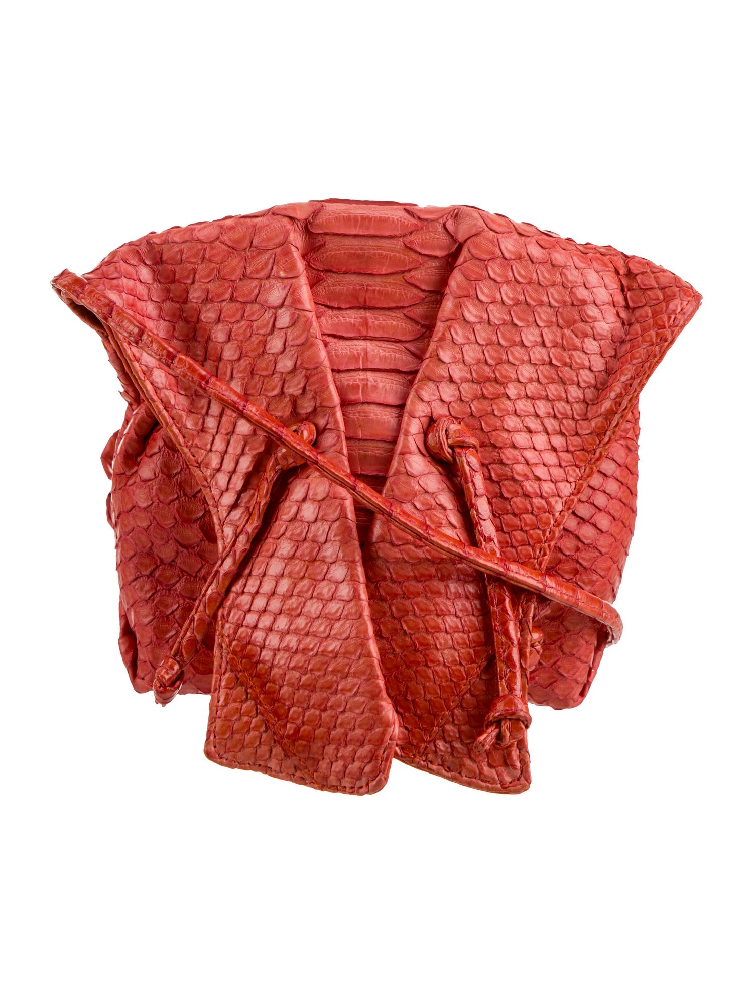 Carlos Falchi Python Bucket Bag