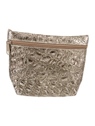 Carlos Falchi Embossed Leather Portfolio