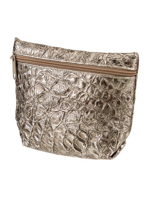 Carlos Falchi Embossed Leather Portfolio