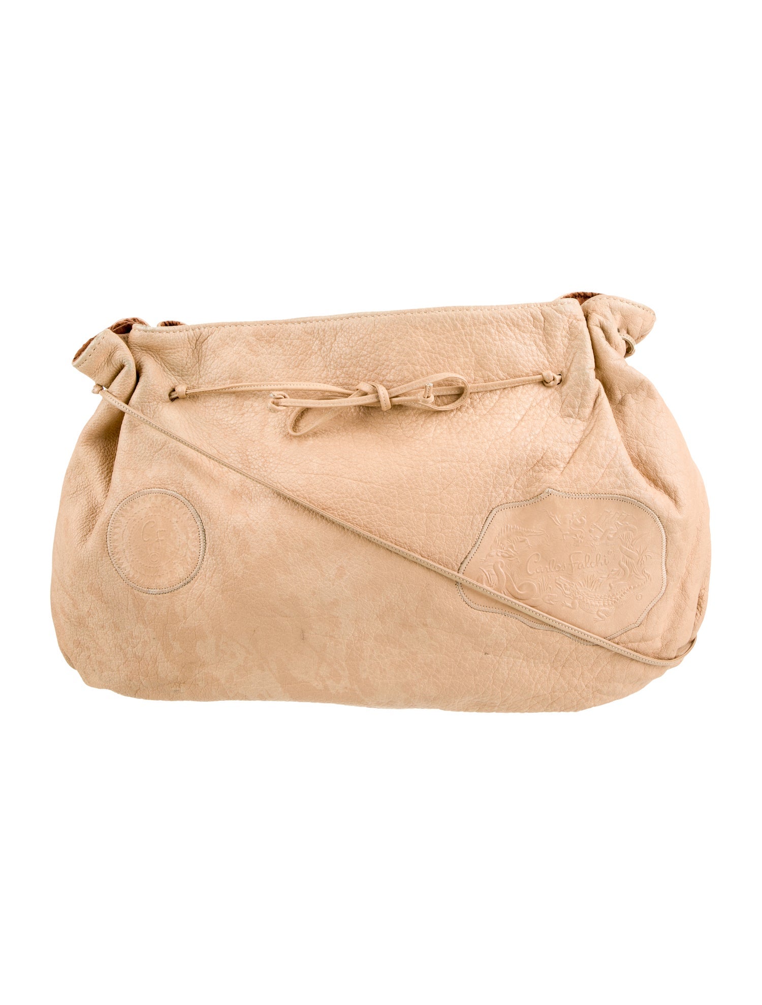 Carlos Falchi Leather Crossbody Bag