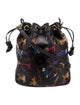Carlos Falchi Leather Bucket Bag