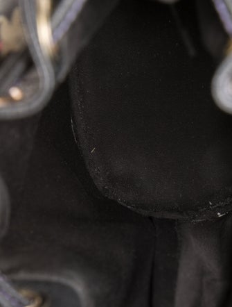 Carlos Falchi Leather Bucket Bag