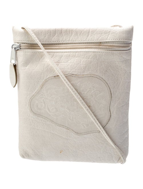Carlos Falchi Leather Crossbody Bag