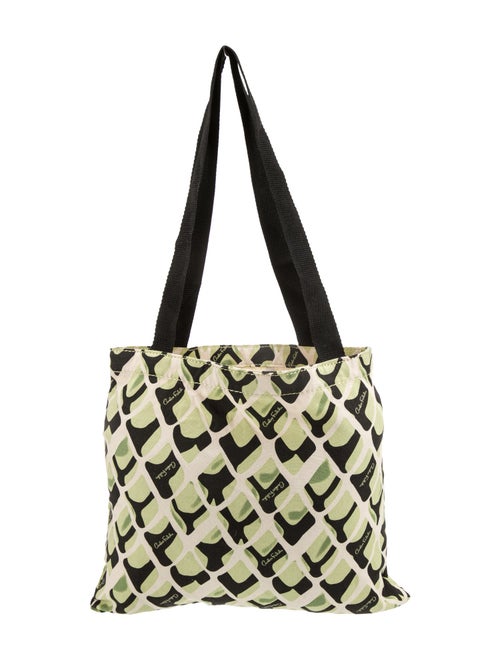 Carlos Falchi Canvas Messenger Bag