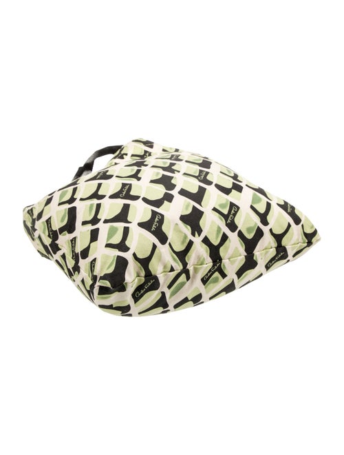 Carlos Falchi Canvas Messenger Bag