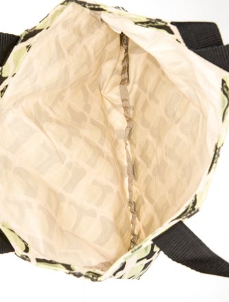 Carlos Falchi Canvas Messenger Bag