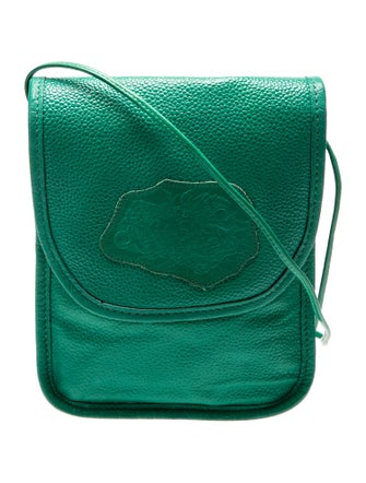 Carlos Falchi Leather Shoulder Bag