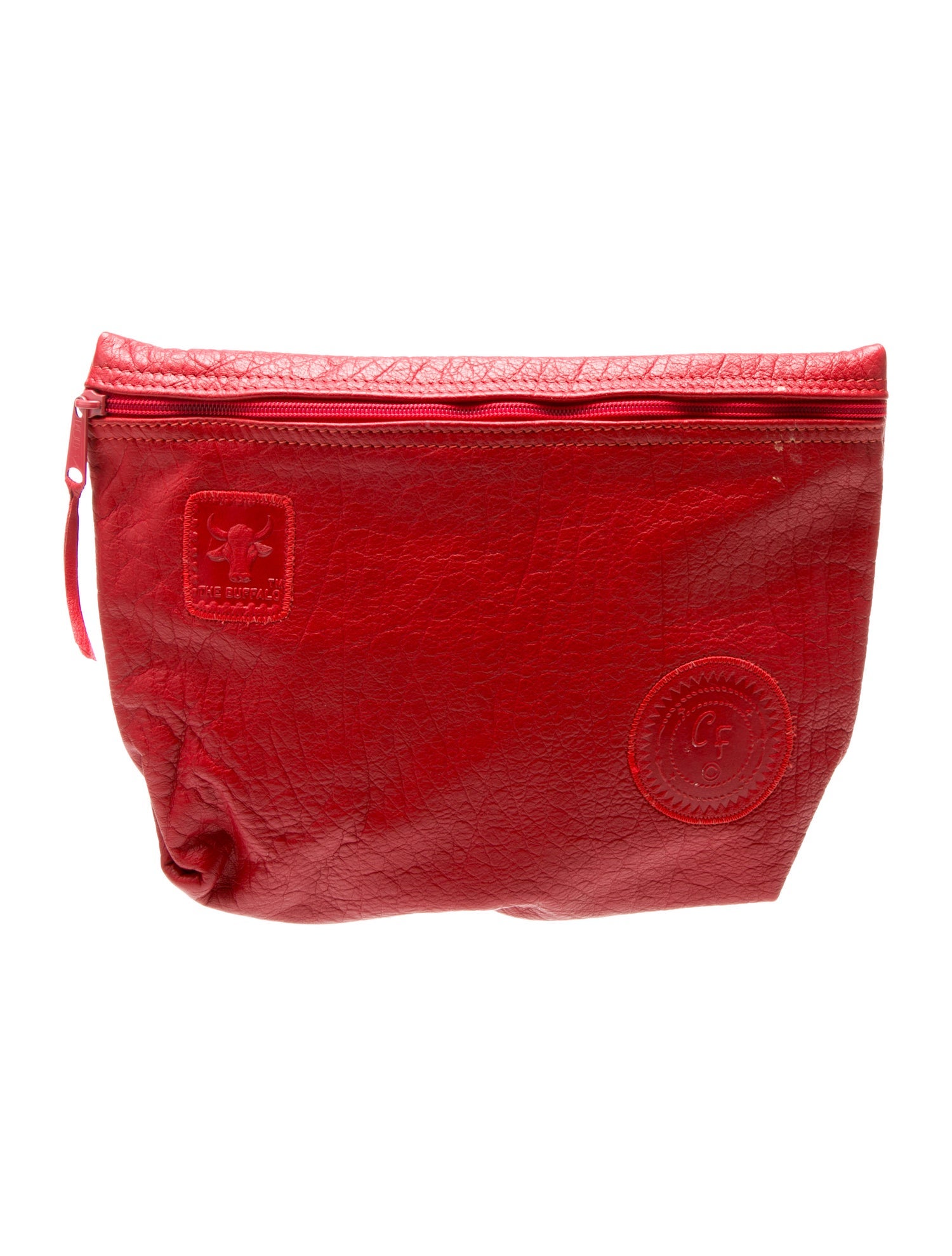 Carlos Falchi Leather Clutch