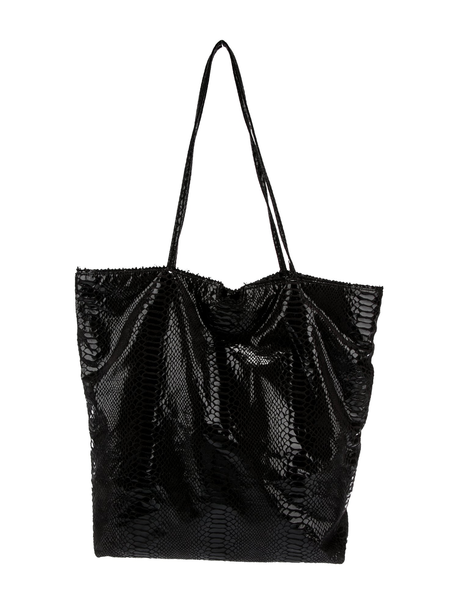 Carlos Falchi Snakeskin Tote