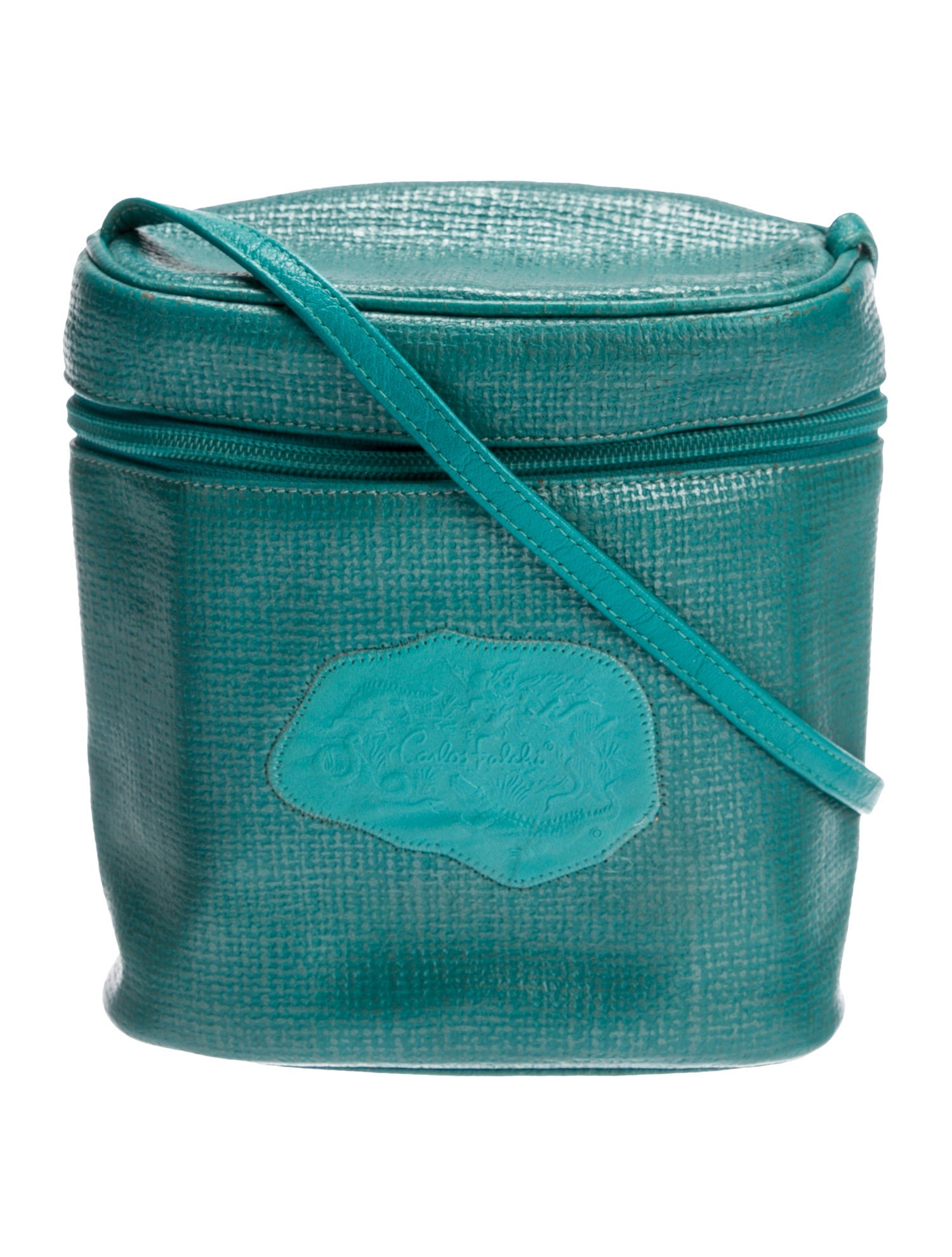 Carlos Falchi Leather Crossbody Bag