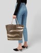 Carlos Falchi Snakeskin Tote