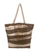 Carlos Falchi Snakeskin Tote