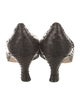 Carlos Falchi Snakeskin Animal Print Pumps