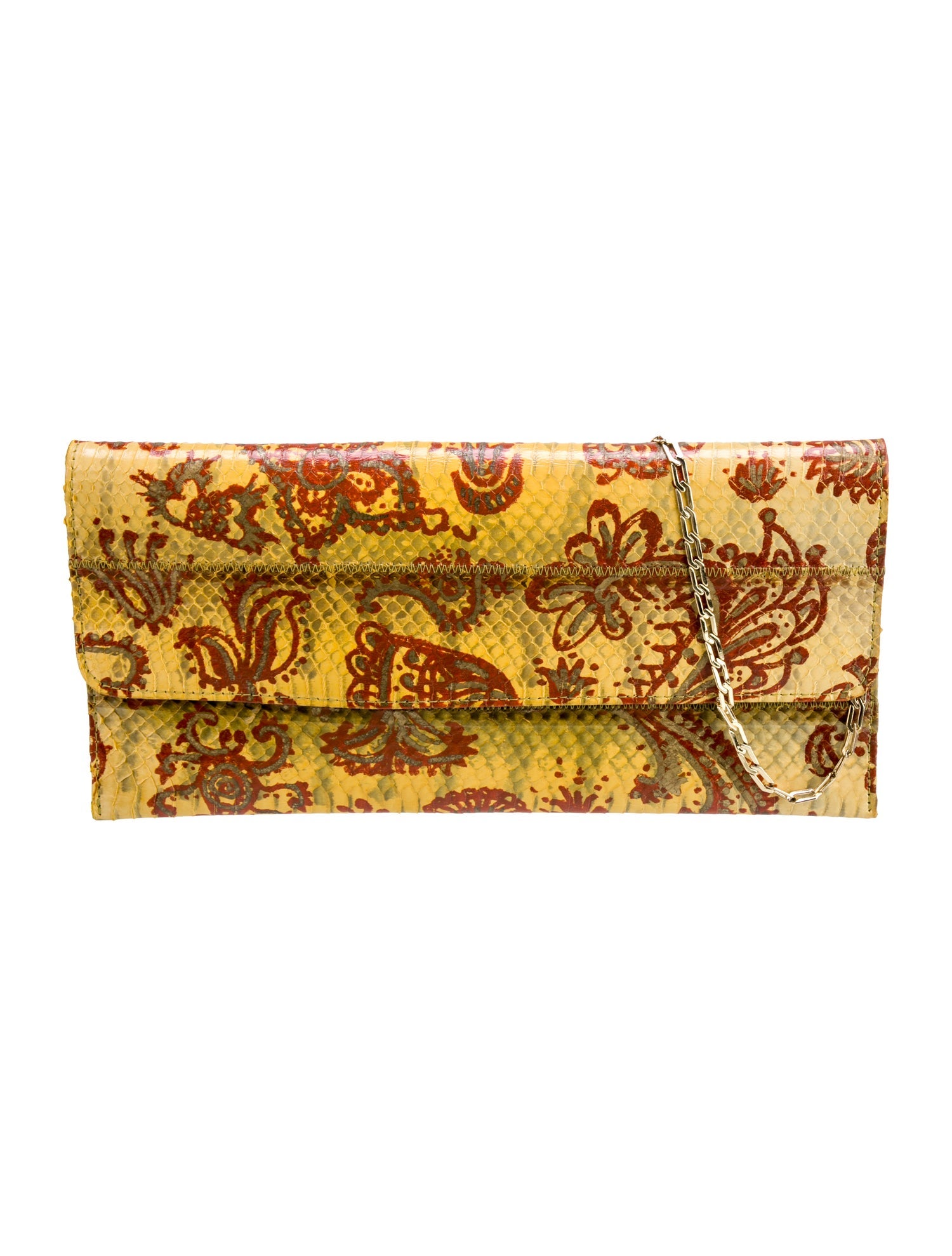 Carlos Falchi Patent Leather Shoulder Bag